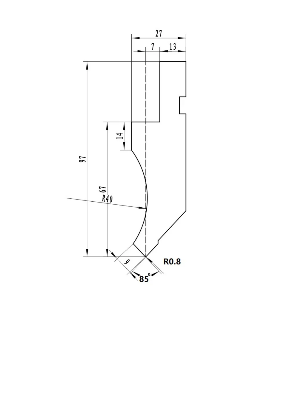 H67 4V DIES drawing